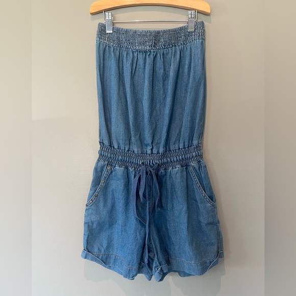 Strapless denim romper by Selena Gomez Dream Out Loud - Picture 4 of 7